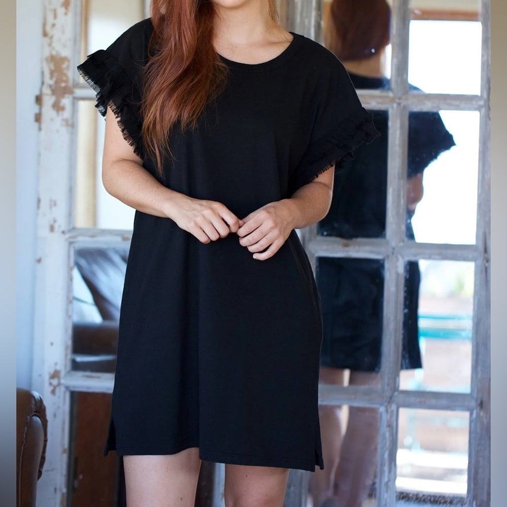 Current/Elliott The Recrafted Ruffle Dress